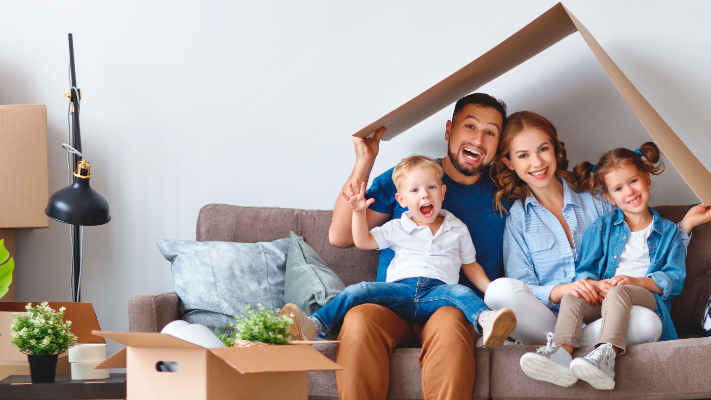 Couple managing their move online with ByME Moving